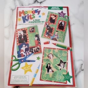 Scrapbooking Memory Kit Starlite Christmas 8 X 11 59 pieces